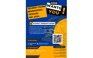 Seleksi Calon Kader Pendeta GKI Tahun 2026