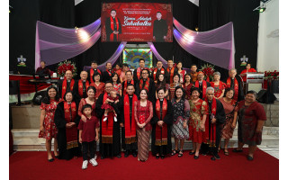 Peneguhan dan Penahbisan Pendeta GKI Basis Pelayanan Jemaat  GKI Sangkrah Atas Diri Pdt. Edward Raymond Swtiawan dan  Pnt. Galilea Dinar Asta Pradika